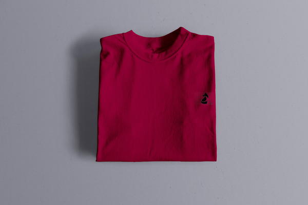 Comfy cotton maroon t shirt Image 1 Preview