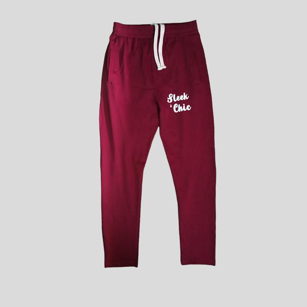 Extra comfy maroon sweatpants Image 2 Preview