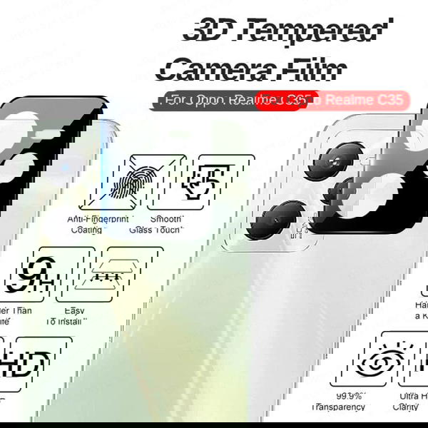 اسكرينة حماية كاميرا قطعة واحدة زجاج أندرويد Image 4 Preview