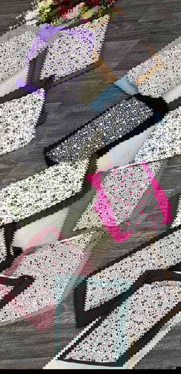 إدناء قطعتين – جيبة مشجرة وميني كتان Image 3 Preview