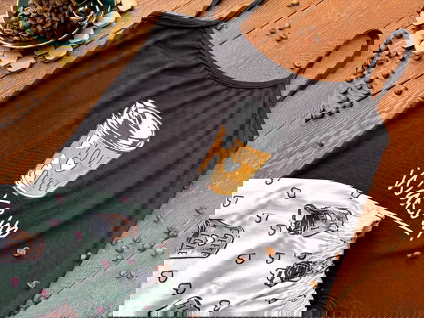 طقم هوت شورت لمحبي القهوة  Image 3 Preview