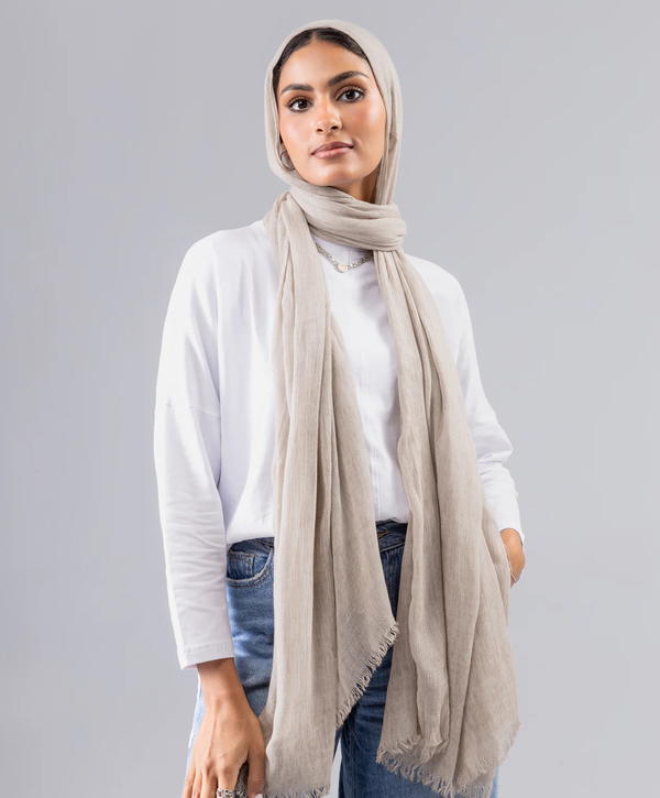 MARBLE LINEN SCARF Image 4 Preview