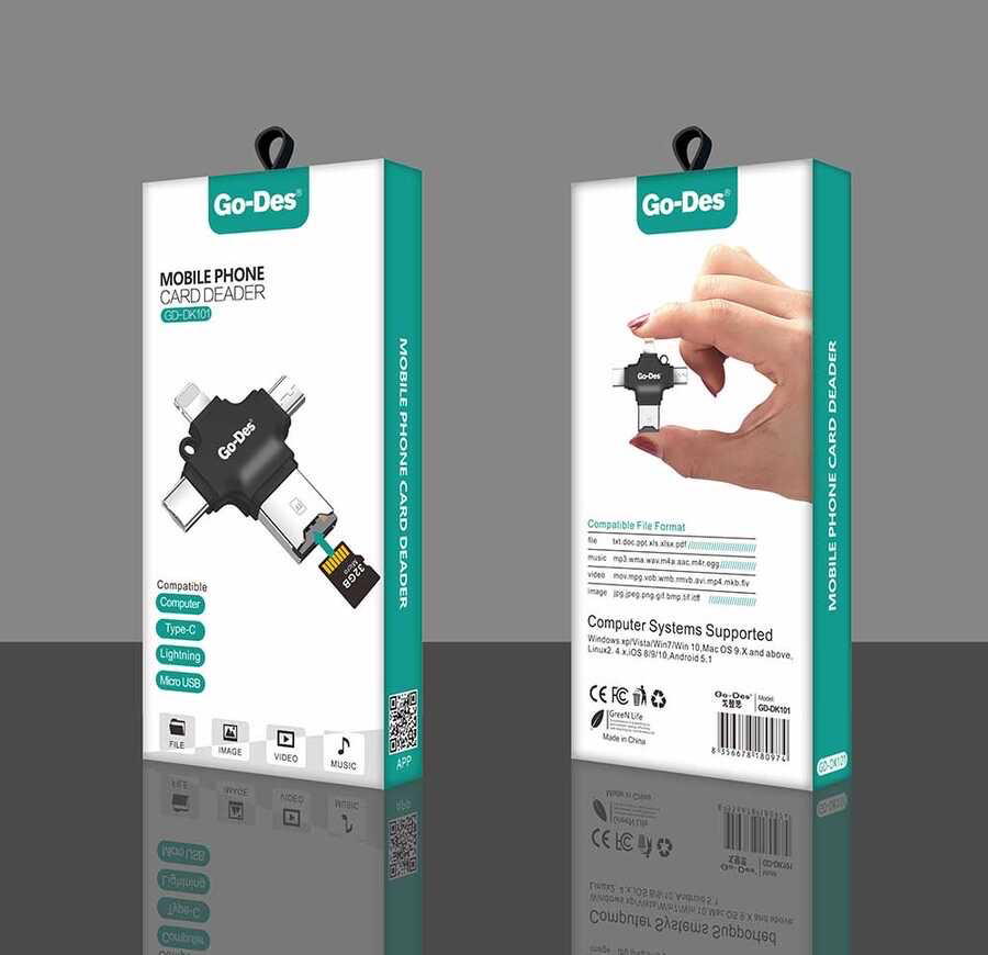 OTG رام ثلاثي ماركة GO-DES DK101 Preview Image