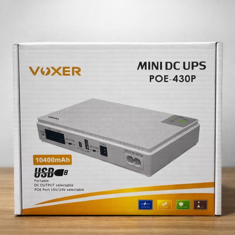 UPS راوتر 10400mah VOXER POE-430 Preview Image