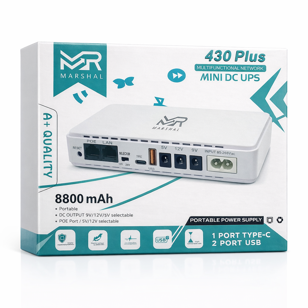 UPS راوتر 8800mah MARSHAL-430 Preview Image