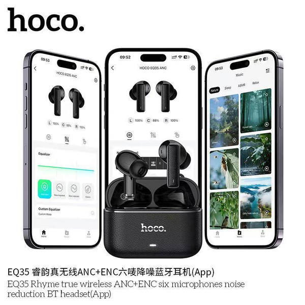 ايربود HOCO EQ35 ANC ٦مايكات Image 4 Preview