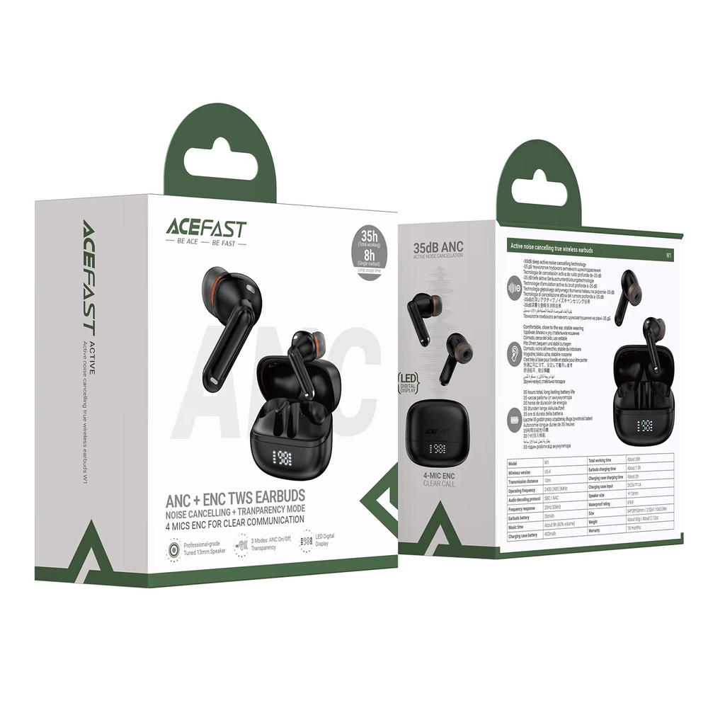 ايربود بلوتوث من ACEFAST W1 ٣٥ساعة تدعم ANC Preview Image