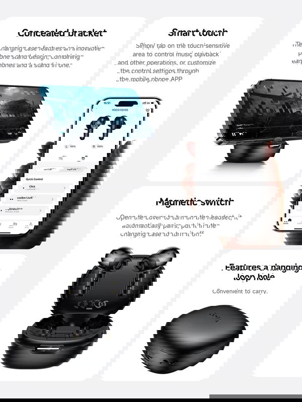 ايربود ترجمة فورية EQ100 ANC  Image 5 Preview