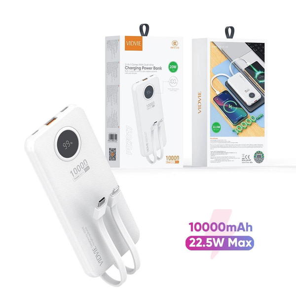 بور بنك VIDVIE 7017 10000mah PD20w Image 1 Preview