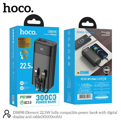 بور بنك 30000mah PD20W hoco DB89B Preview Image