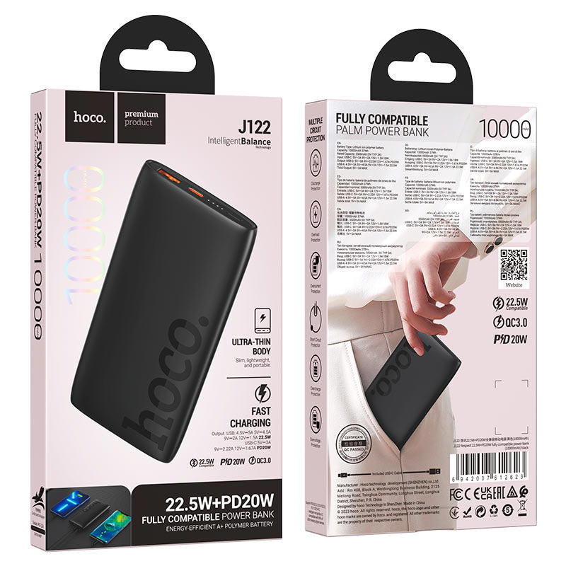 بور بنك hoco 10000mah J122 PD20w Preview Image