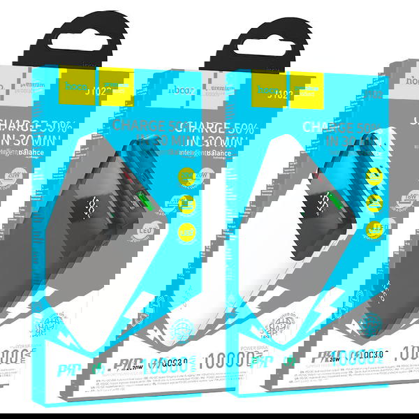 بور بنك hoco 10000mah PD20w J102 Image 1 Preview
