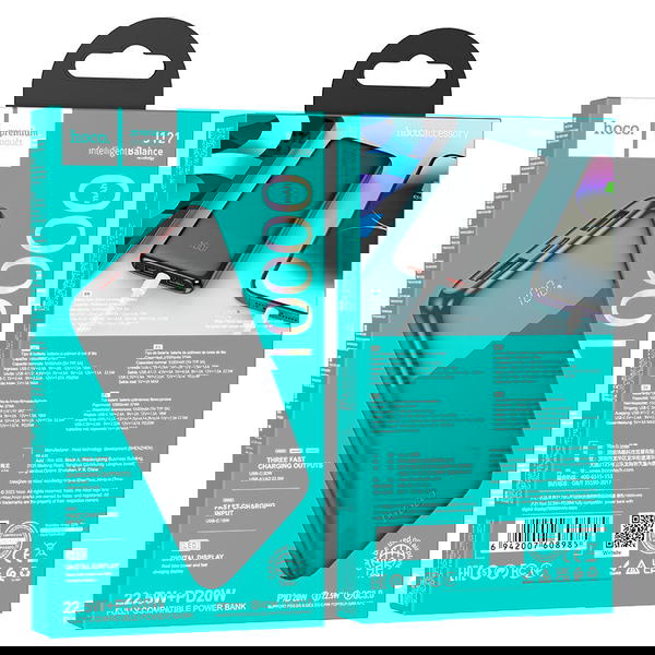 بور بنك hoco 10000mah PD20w J121 Image 1 Preview