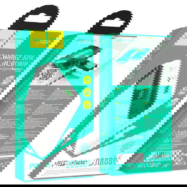 بور بنك hoco 20000mah PD20w J102A Image 1 Preview