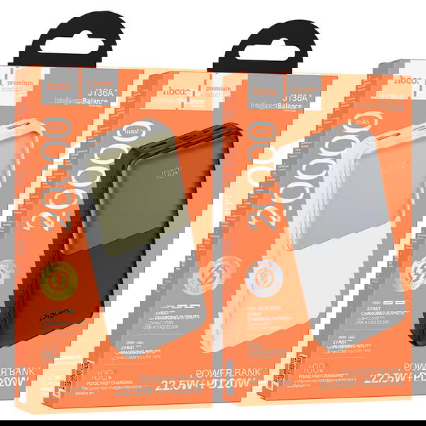 بور بنك hoco 20000mah PD20w J136A Image 1 Preview
