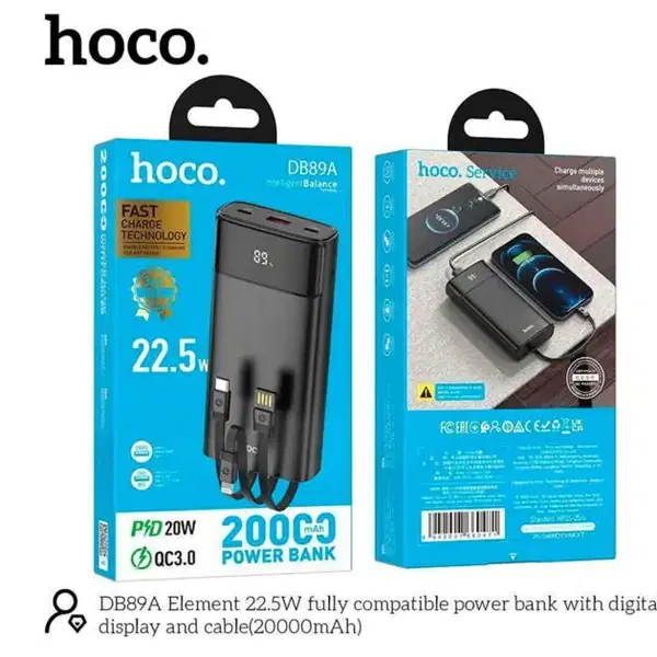 بور بنك hoco DB89 PD22W 20000MAH Image 1 Preview
