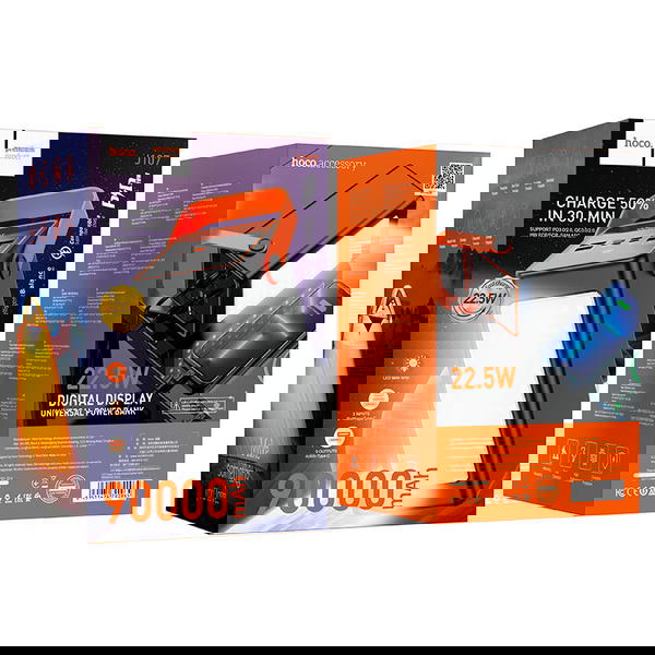بور بنك hoco 90000mah PD22w J107 Image 1 Preview