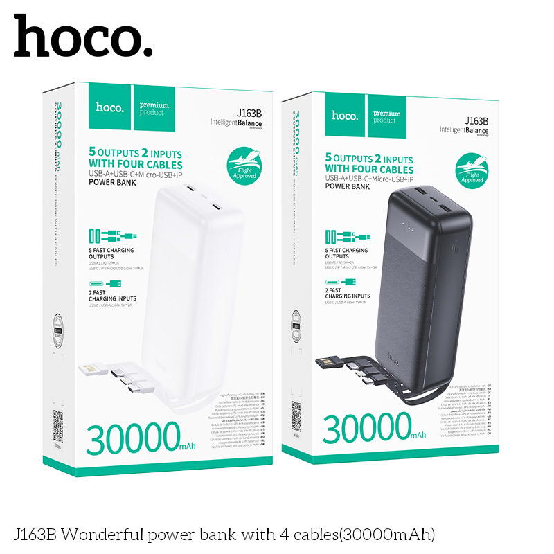 بور بنك متعدد hoco 30000mah J163B Preview Image