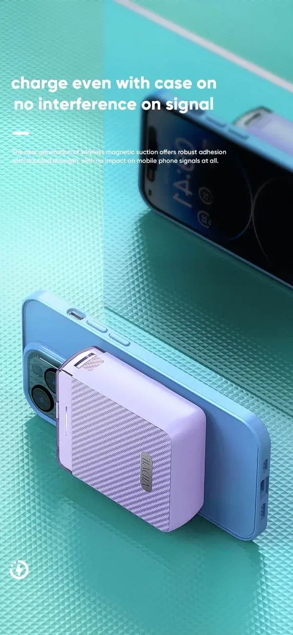 بور بنك وايرلس VIDVIE 7001 PD20w 10000mah Image 2 Preview