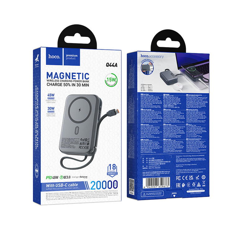 بور hoco Q44A شحن وايرلس مع كيبل TC Preview Image