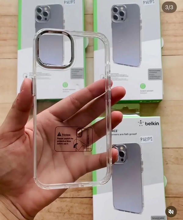 درع ايفون Belkin شفاف اصلي Image 3 Preview