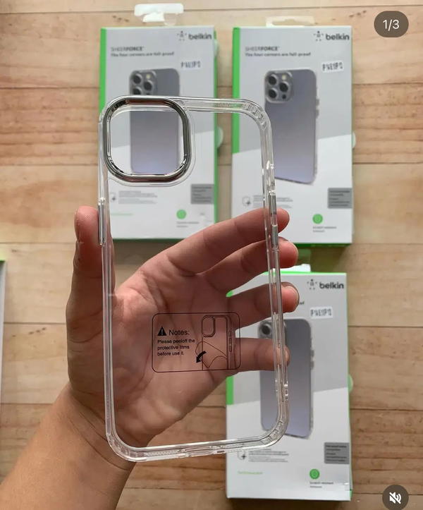 درع ايفون Belkin شفاف اصلي Image 5 Preview