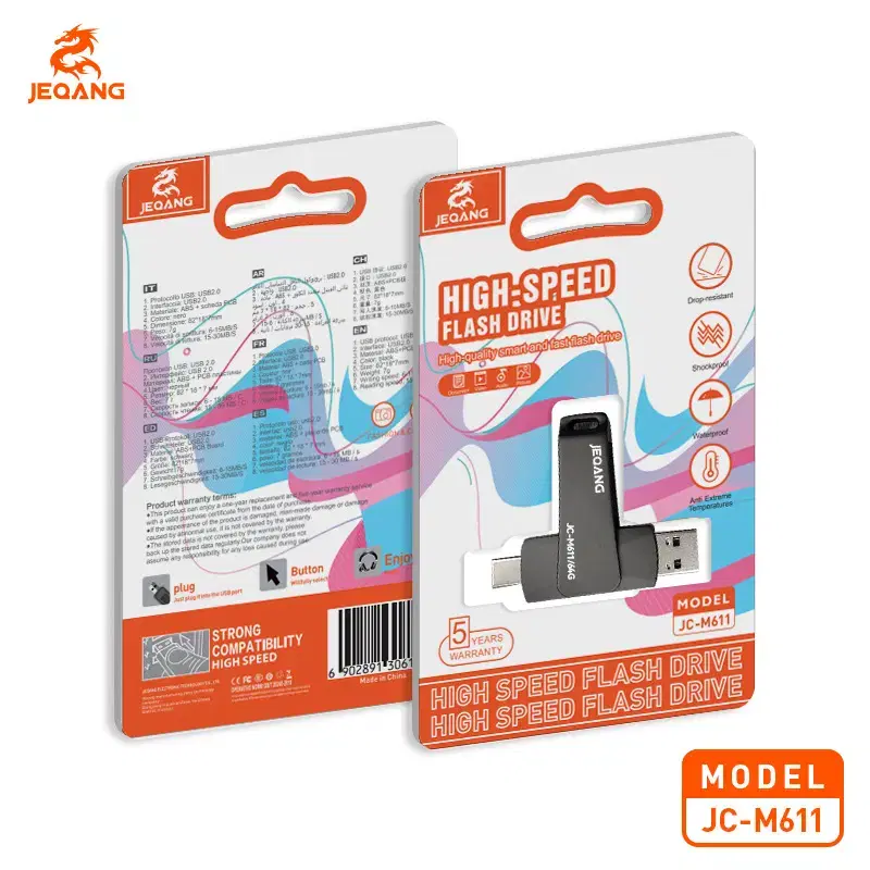 فلاش 32GB JEQANG تايب سي +USB Preview Image