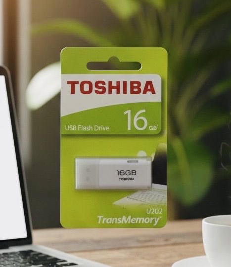 فلاش ذاكرة TOSHIBA 16GB ضمان اصلي Image 1 Preview