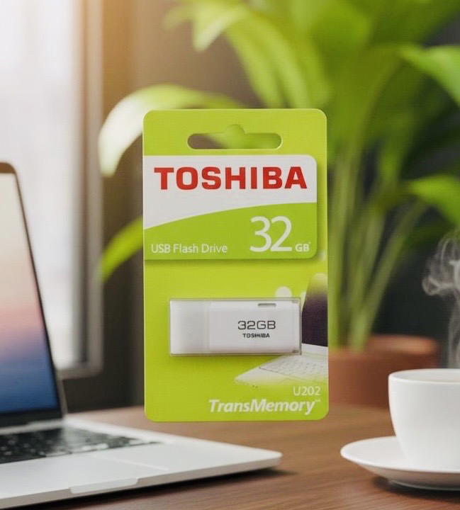 فلاش ذاكرة TOSHIBA 32GB ضمان اصلي Preview Image