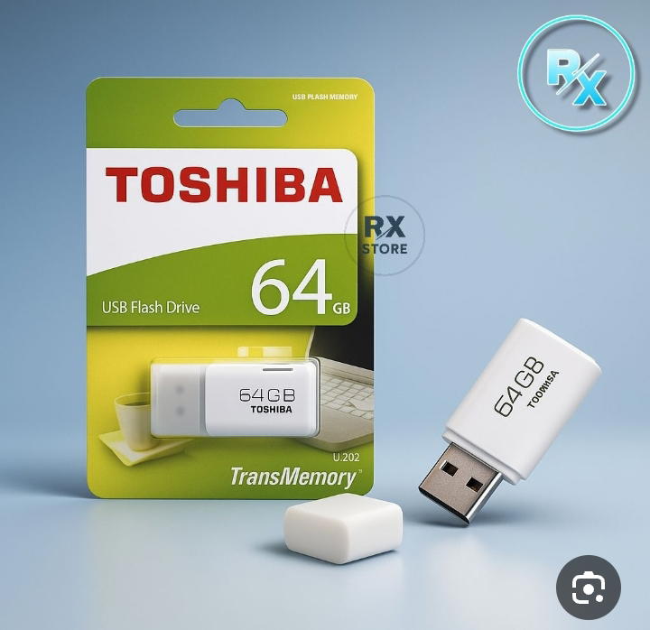 فلاش ذاكرة 64GB TOSHIBA اصلي Preview Image