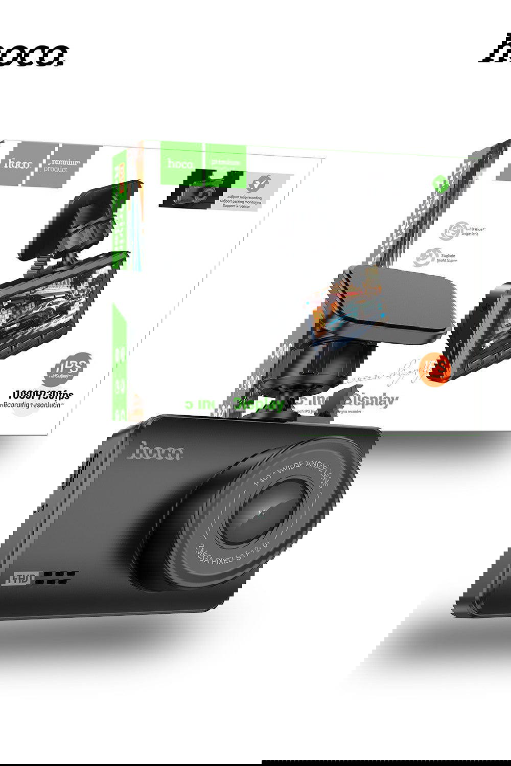 كاميرا مراقبة للسيارة hoco DV2 Preview Image