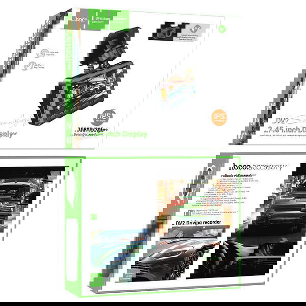 كاميرا مراقبة للسيارة hoco DV2 Image 3 Preview