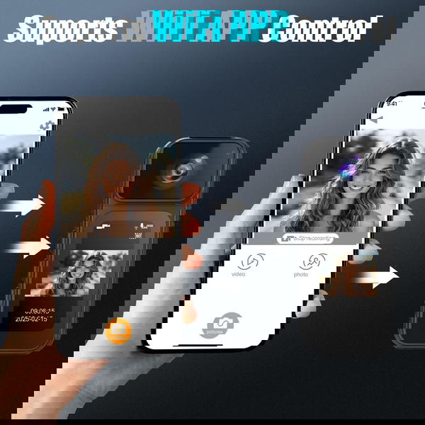 كاميرا تصوير اثناء السير او الرياضة hoco DV105 Image 5 Preview