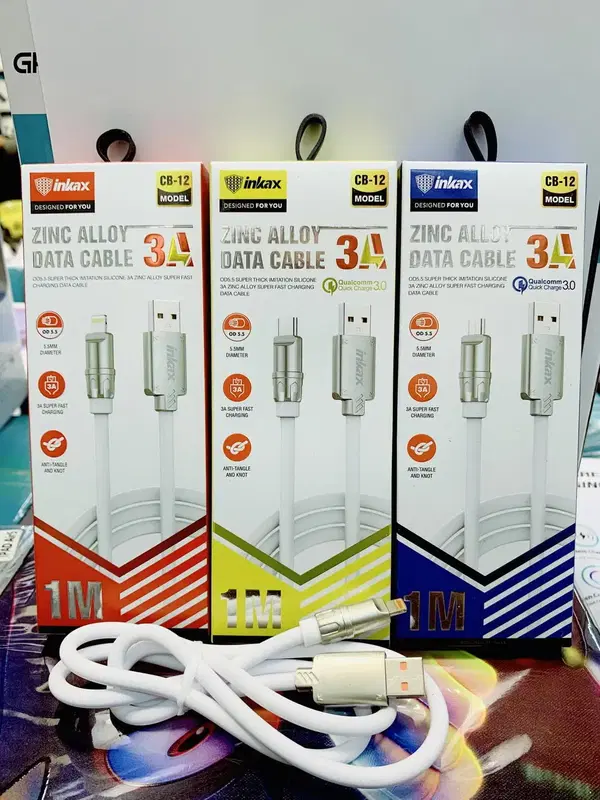 كيبل INKAX CB-12 3A ايفون كلكسي  Image 2 Preview
