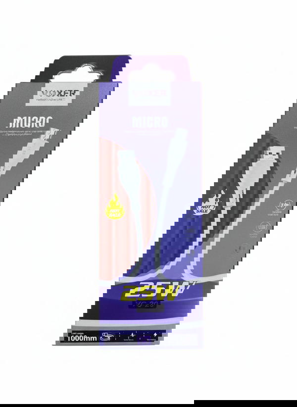 كيبل VOXER VC-20 كلكسي+تايب سي Image 1 Preview