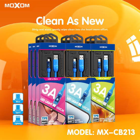 كيبل MOXOM CB213 كلكسي ايفون تايب سي Preview Image