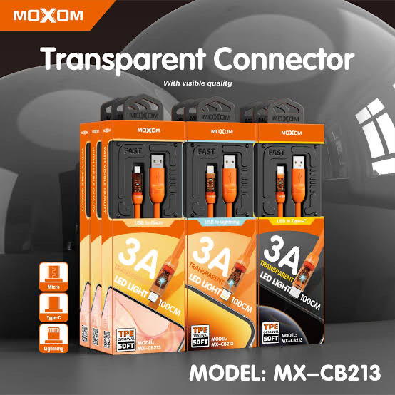 كيبل MOXOM CB213 كلكسي ايفون تايب سي Image 3 Preview