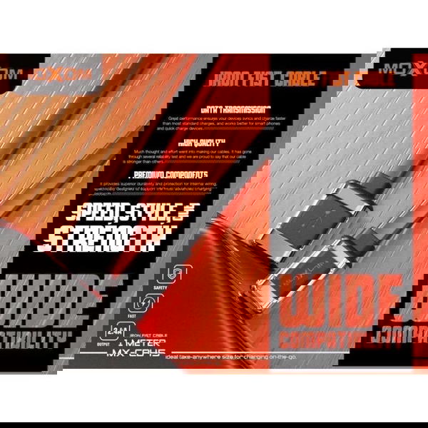 كيبل MOXOM CB45 كلكسي ايفون تايب سي Image 3 Preview