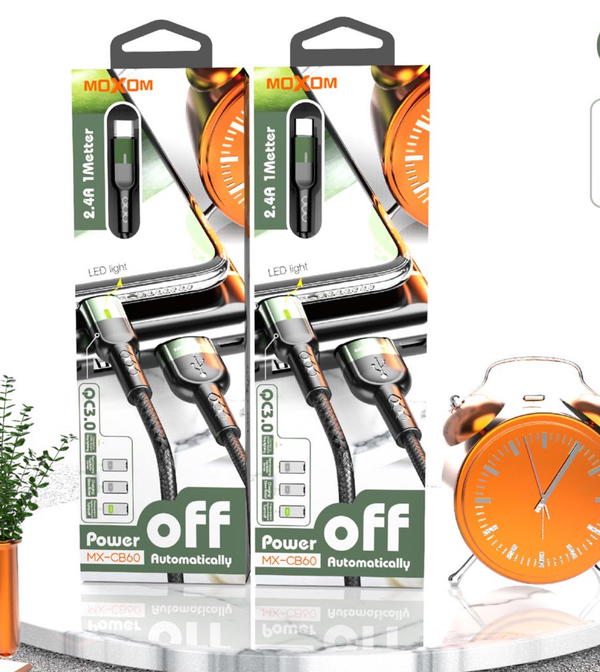 كيبل MOXOM CB60 يفصل شحن عن امتلاء البطارية Image 1 Preview