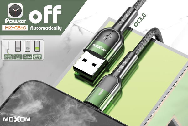 كيبل MOXOM CB60 يفصل شحن عن امتلاء البطارية Image 2 Preview