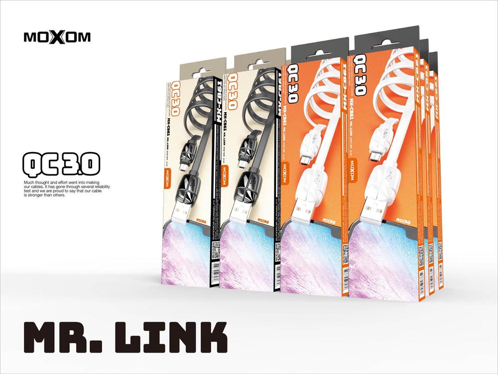 كيبل MOXOM CB61 كلكسي ايفون تايب سي Preview Image