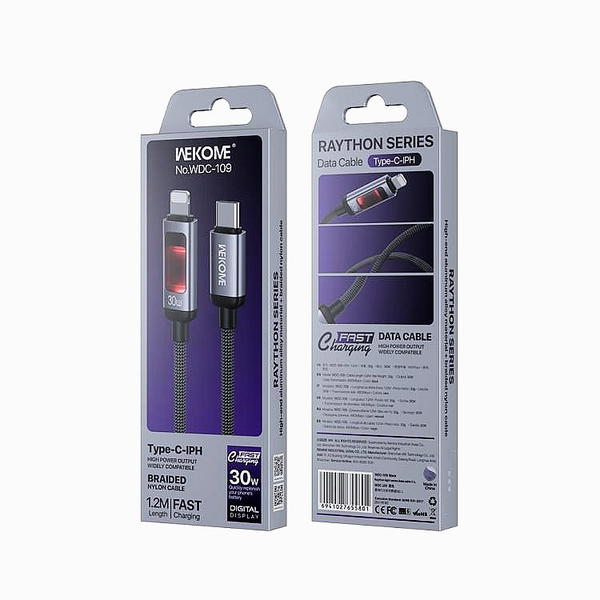 كيبل PD ايفون ضوئي WECOME WDC109 Image 1 Preview