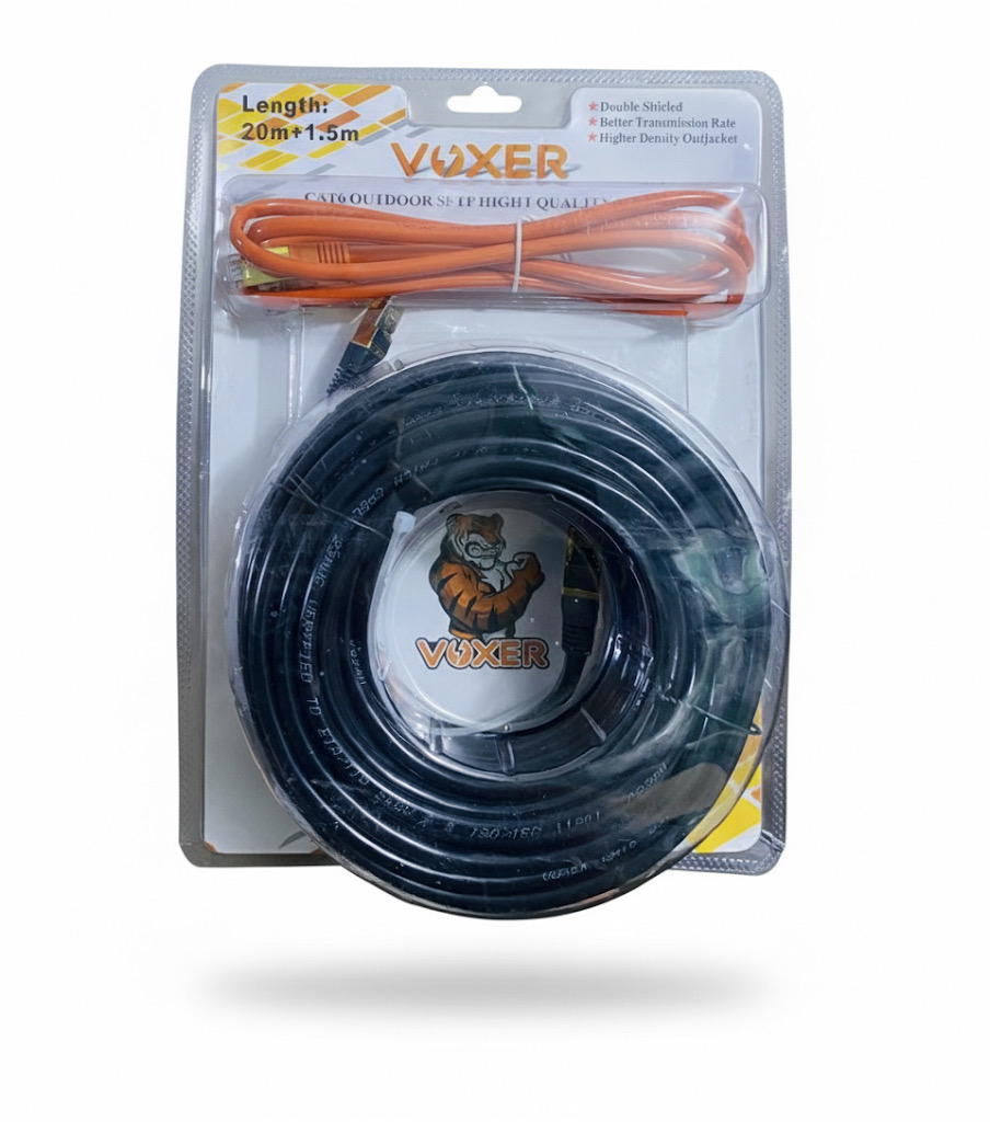 كيبل انترنت  اصلي حراري مسلحLAN 20m ماركة VOXER Preview Image