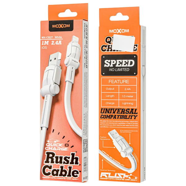 كيبل اصلي MOXOM CB277 كلكسي ايفون تايب سي Image 2 Preview