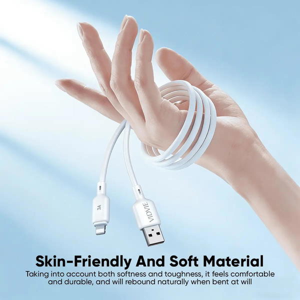 كيبل ايفون جلاتين مرن VIDVIE 4059USB Image 2 Preview