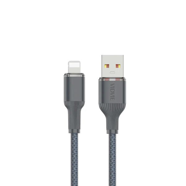 كيبل ايفون كتان VIDVIE 4057 USB 3A Image 2 Preview