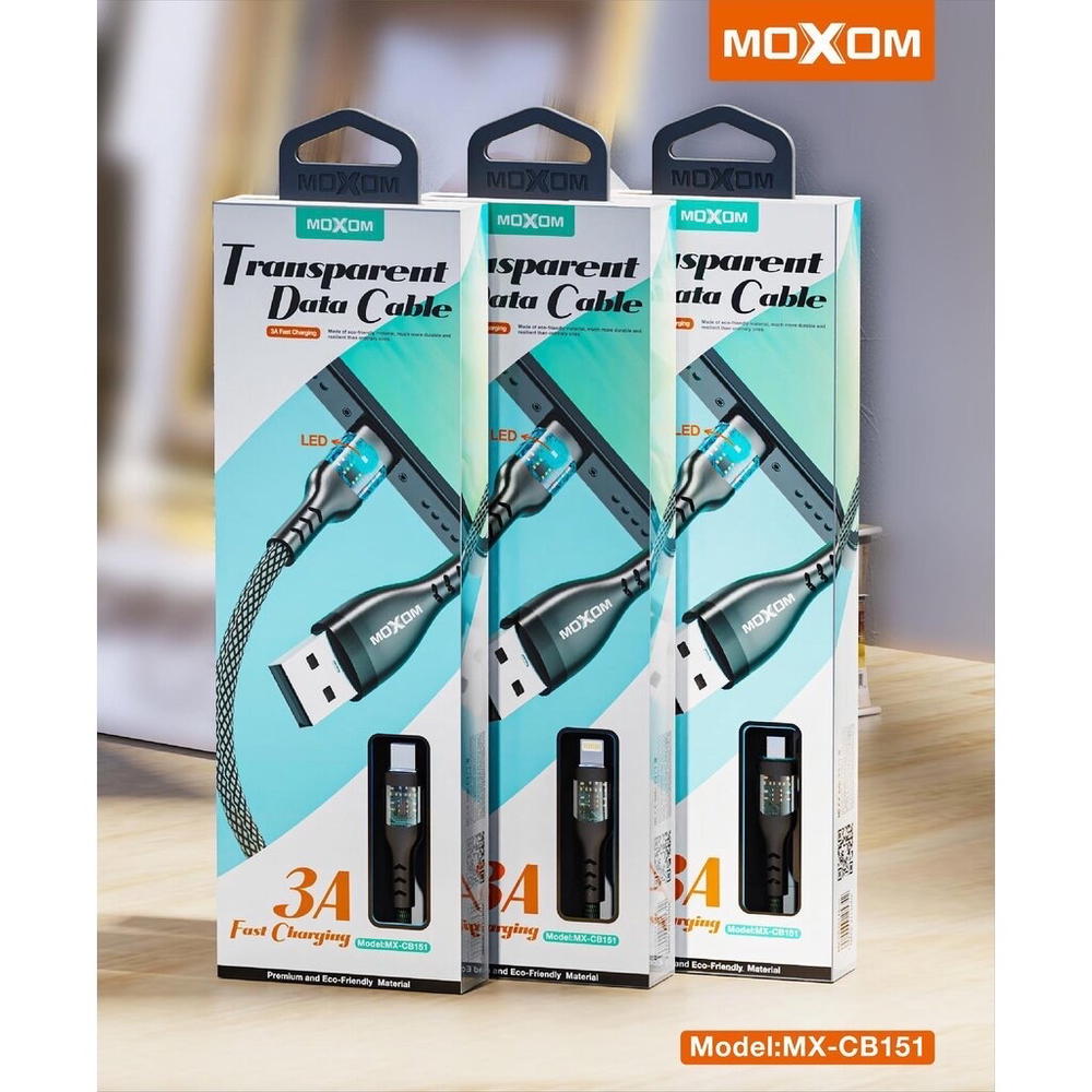 كيبل ضوئي MOXOM CB151 كلكسي ايفون تايب سي Preview Image