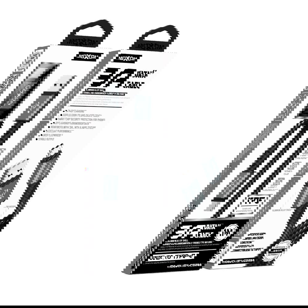 كيبل ماركة MOXOM CB289 كلكسي ايفون تايب سي Preview Image