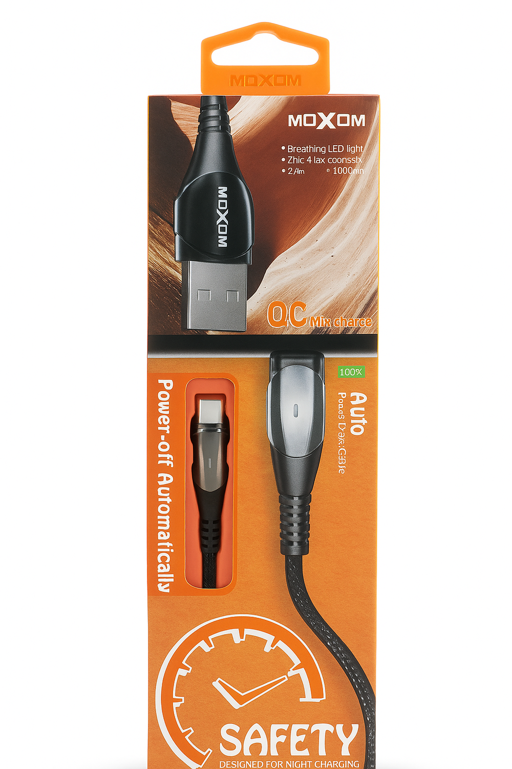 كيبل موكسوم ضوئي CB55 كلكسي ايفون تايب سي Preview Image