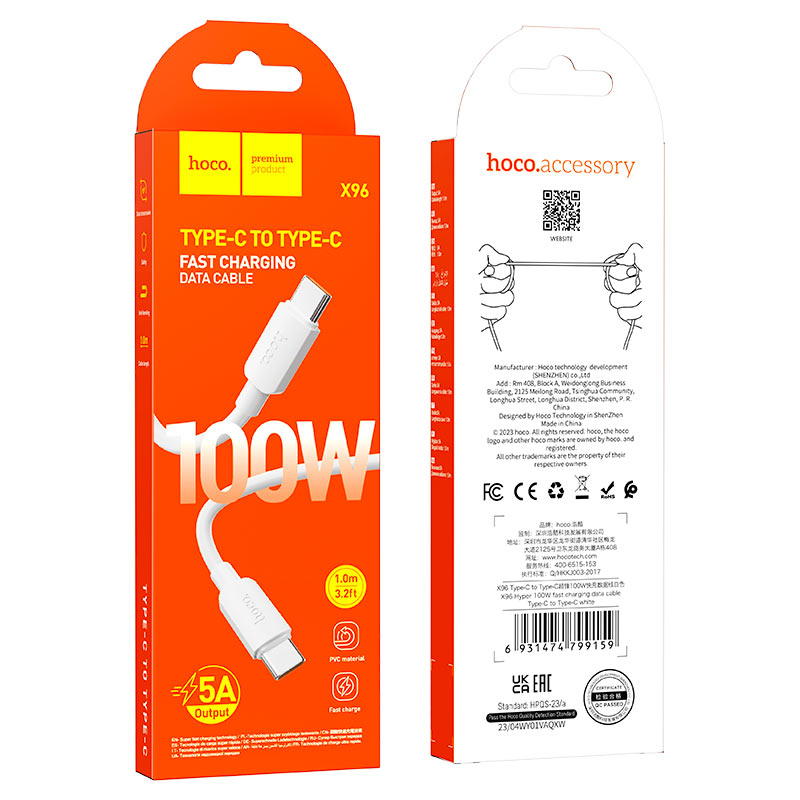 كيبل قصير hoco X96 PD TC-TC Preview Image
